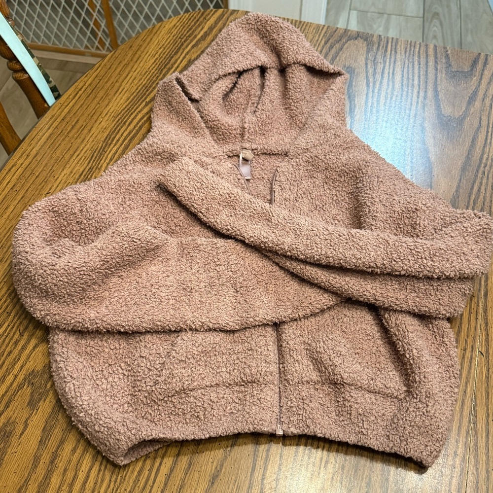 SKIMS Cozy Teddy Sherpa Zip Hoodie & Pants Matching Lounge Set - Picture 6 of 12